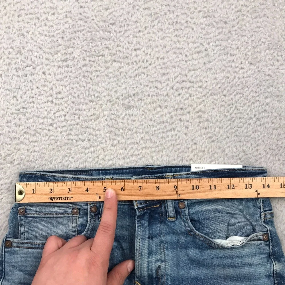 American Eagle Jeans Mens 28x32 Low Skinny AirFlex Stretch Stone Wash NEW NWT